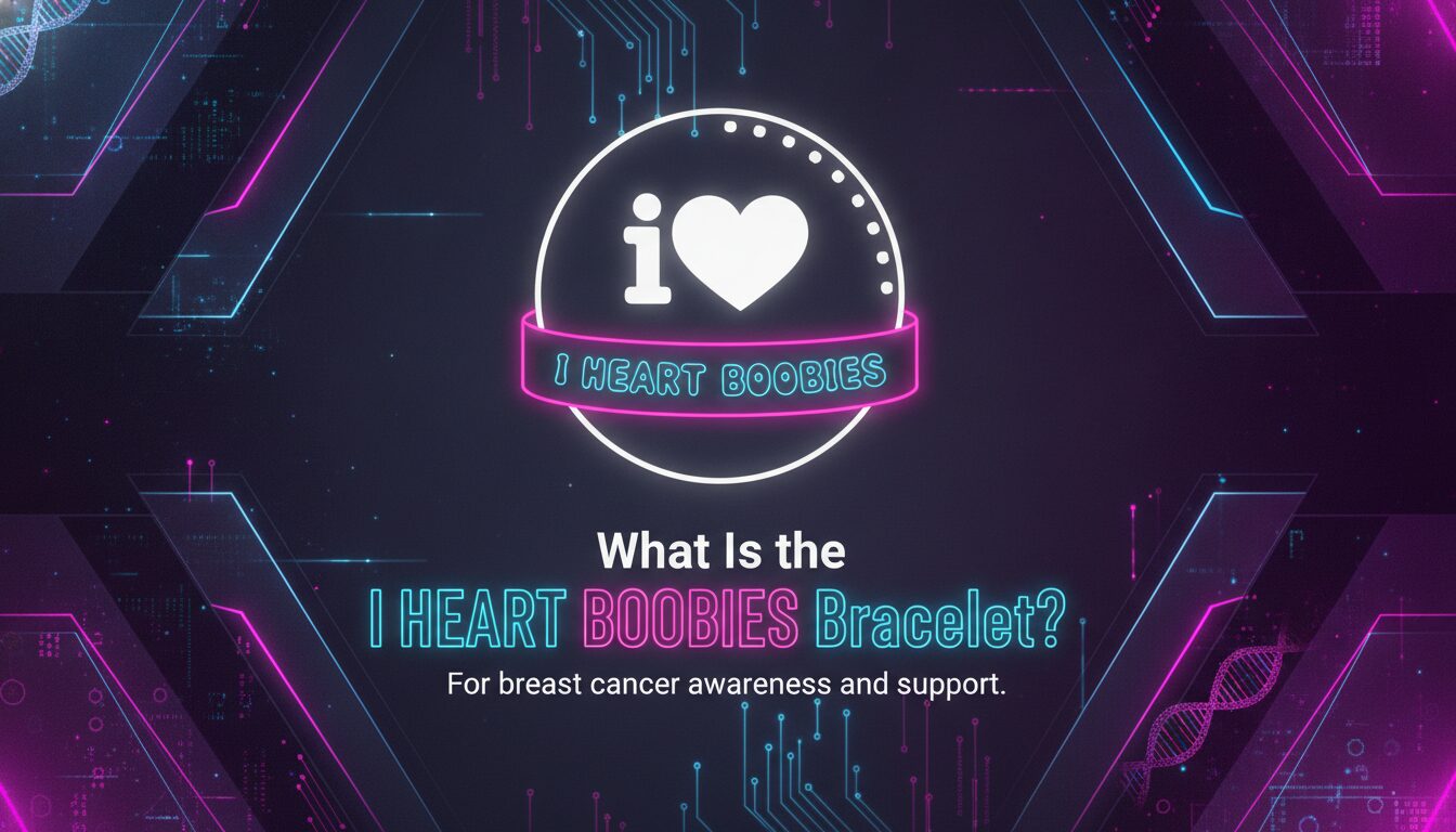 Illustration of What Is the I Heart Boobies Bracelet?