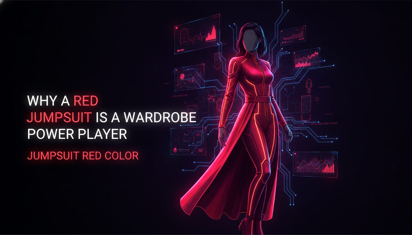 Illustration of Why a Red Jumpsuit Is a Wardrobe Power Player