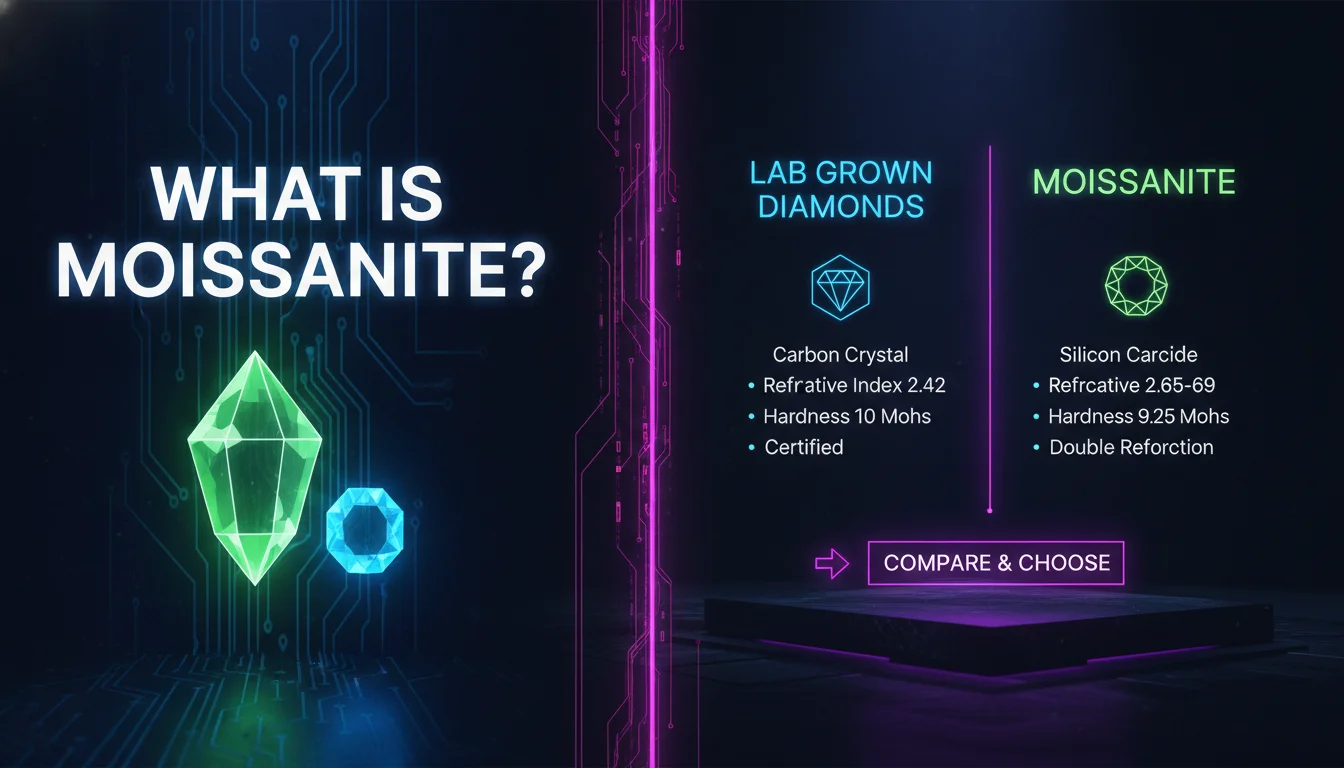 What Is Moissanite? — illustrated overview