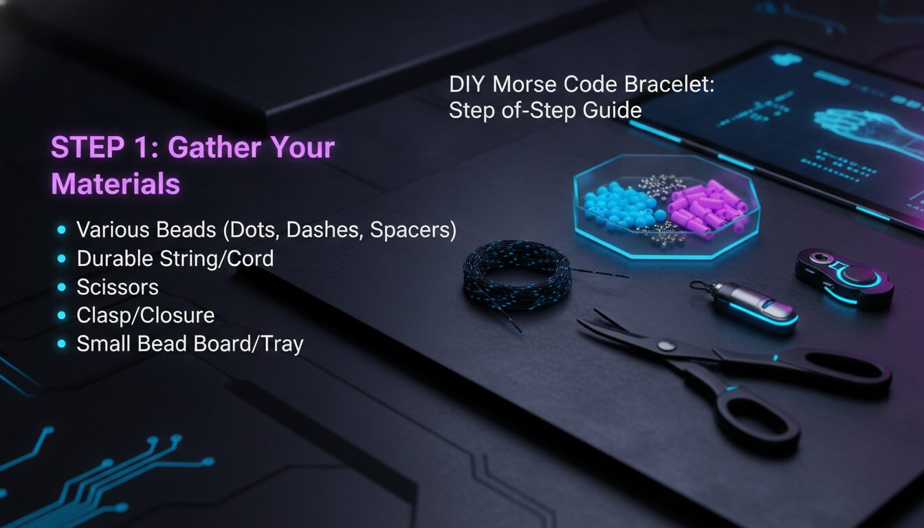 Concept illustration for DIY Morse Code Bracelet: Step-by-Step Guide