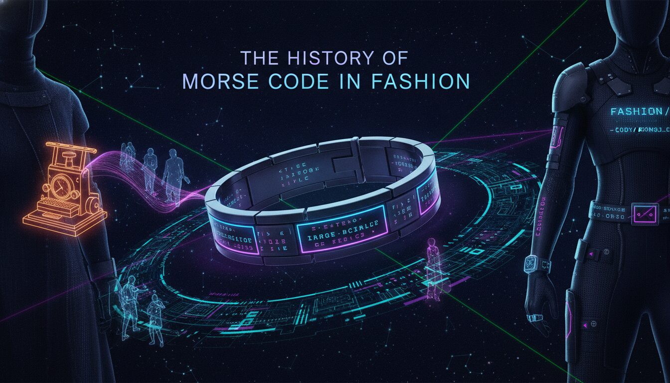 The History of Morse Code in Fashion — illustrated overview
