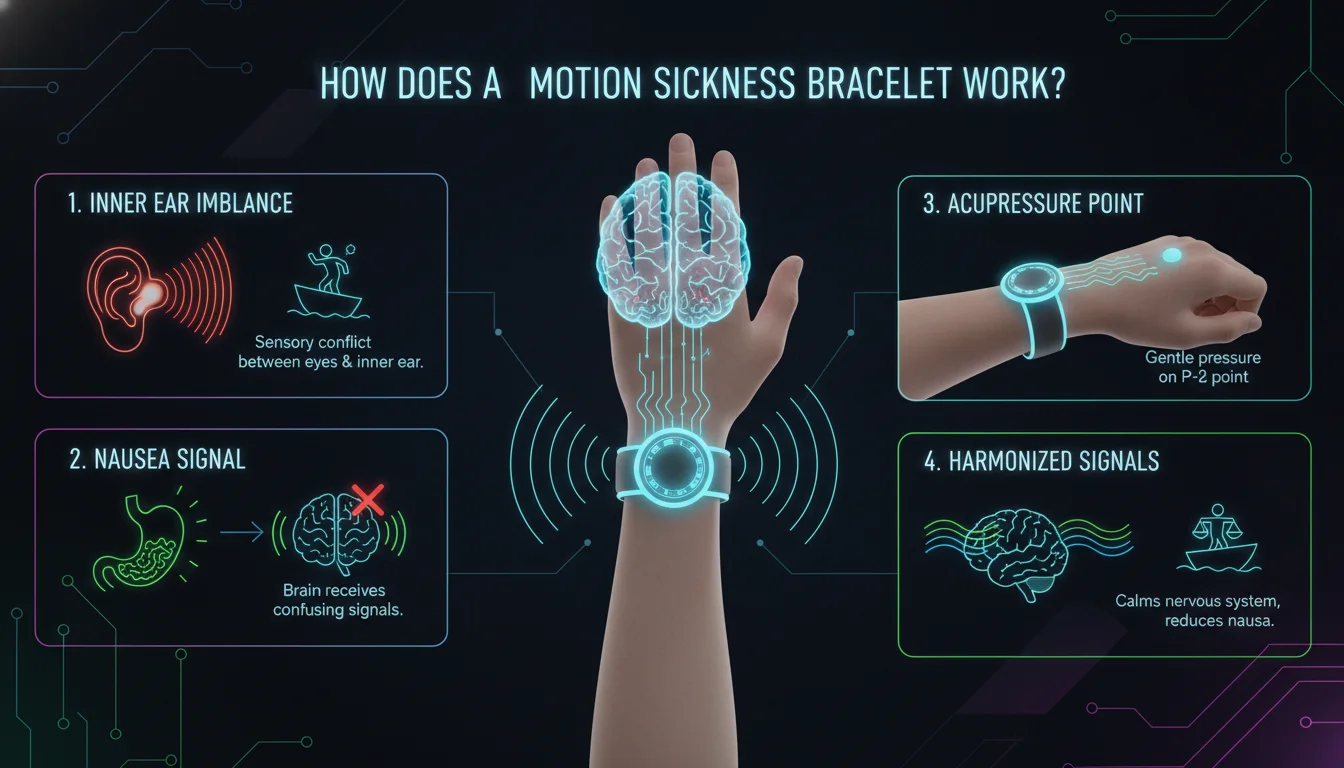 How Does a Motion Sickness Bracelet Work? — illustrated overview