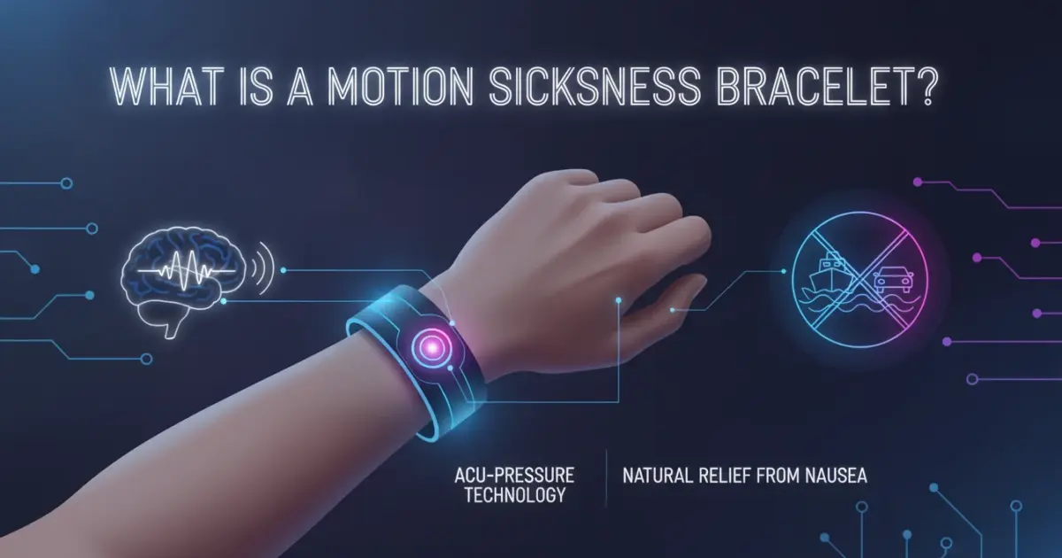 Illustration of What Is a Motion Sickness Bracelet?