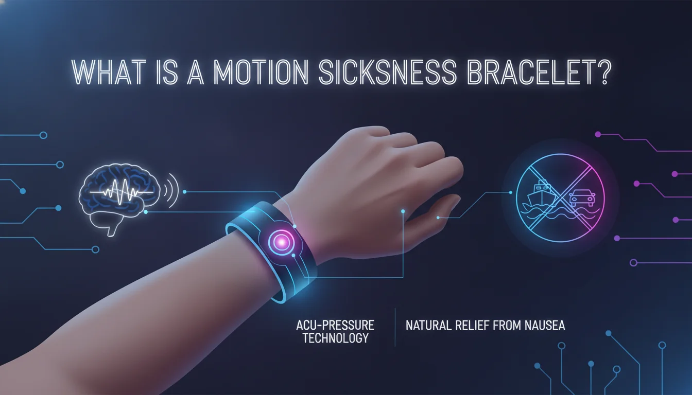 Illustration of What Is a Motion Sickness Bracelet?