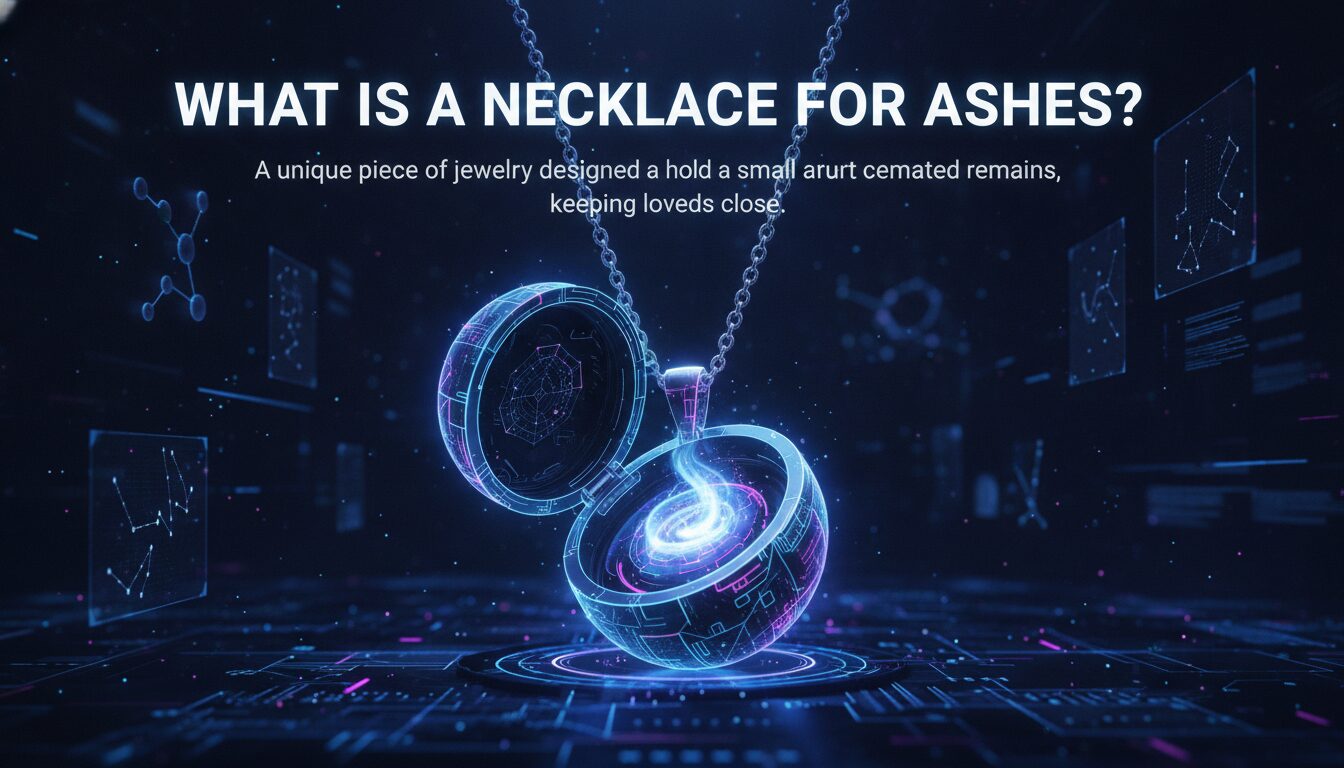 Illustration of What Is a Necklace for Ashes?