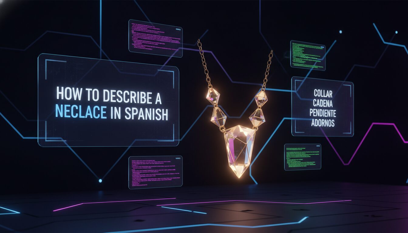Concept illustration for How to Describe a Necklace in Spanish