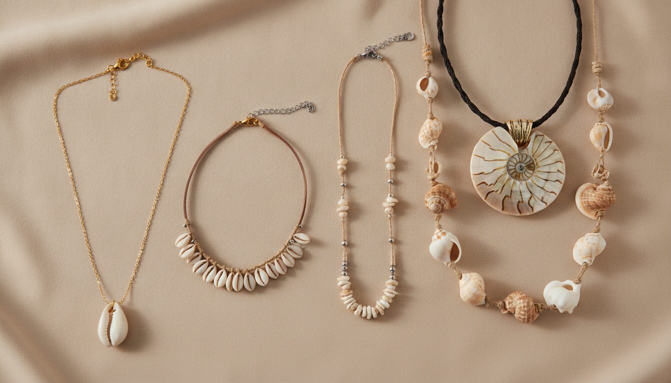 Types of Necklaces with Seashells - necklace with seashells | LEXAZI