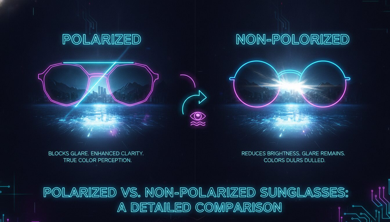 Polarized vs. Non-Polarized Sunglasses: A Detailed Comparison — illustrated overview