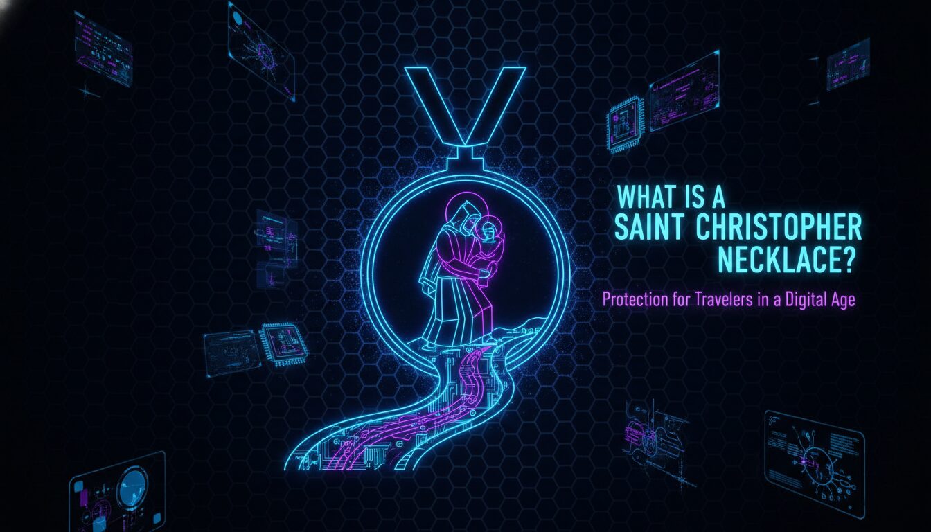 Illustration of What Is a Saint Christopher Necklace?
