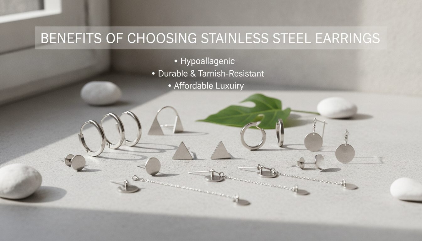 Benefits of Choosing Stainless Steel Earrings - stainless steel earrings | LEXAZI