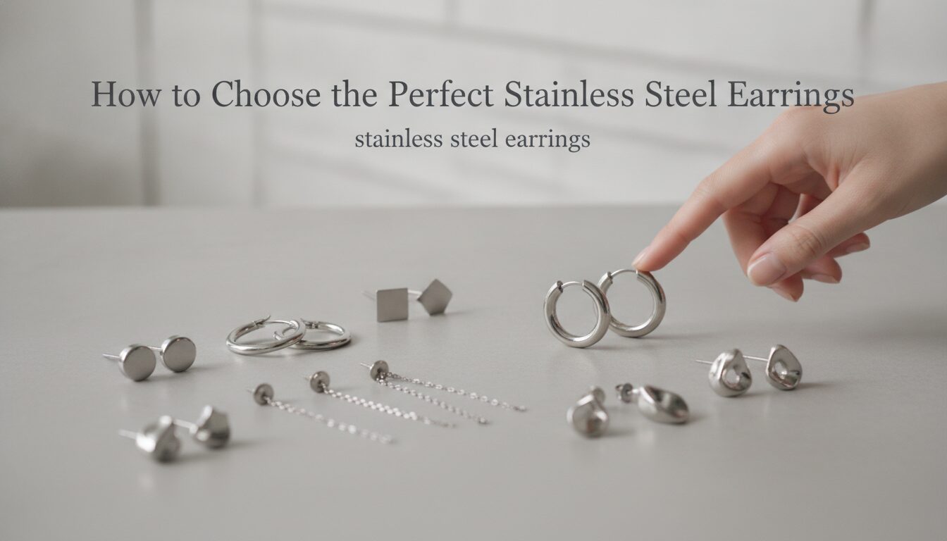 How to Choose the Perfect Stainless Steel Earrings - stainless steel earrings | LEXAZI