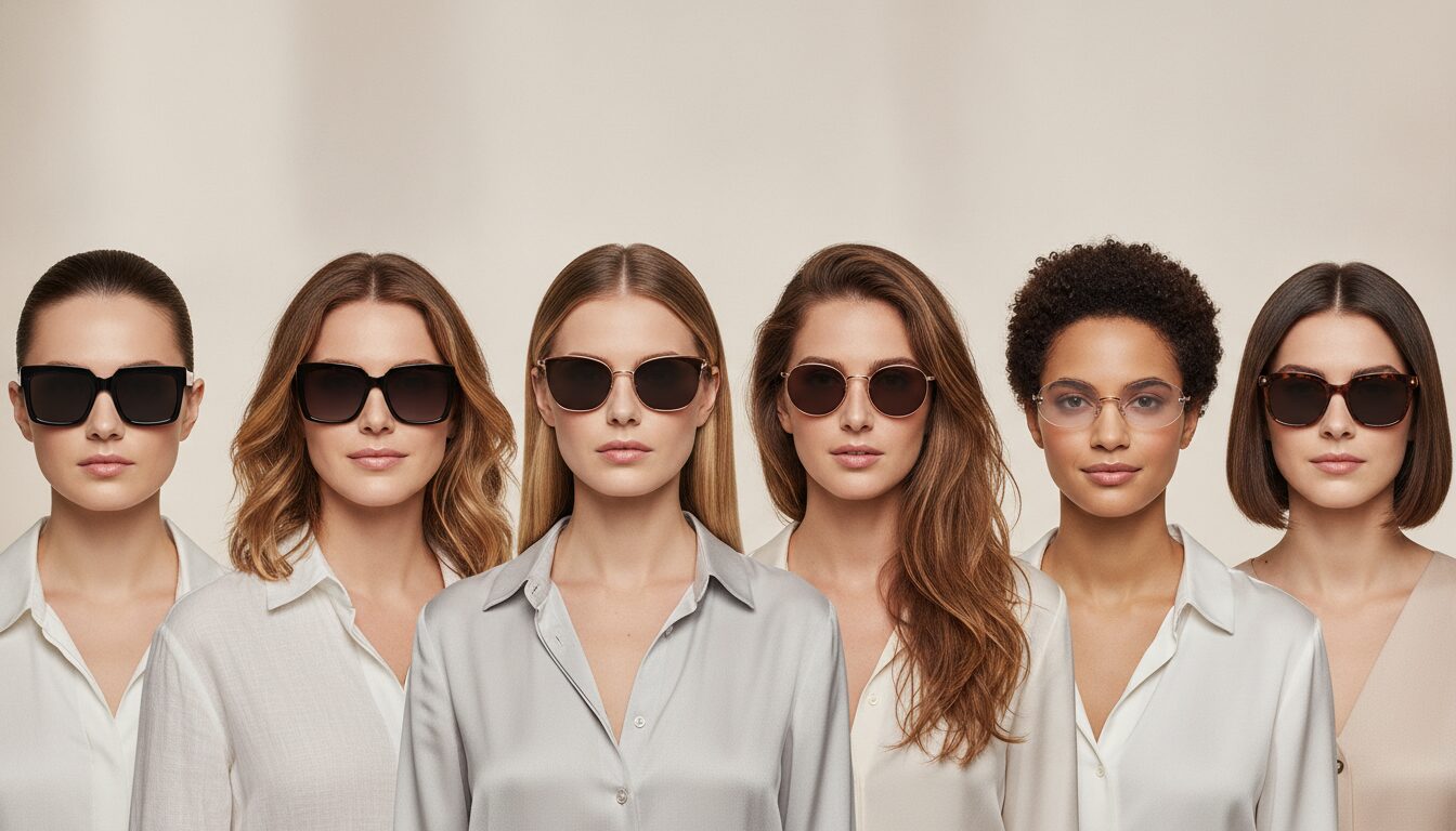 Face Shape Guide for Women's Sunglasses - sunglasses for female | LEXAZI