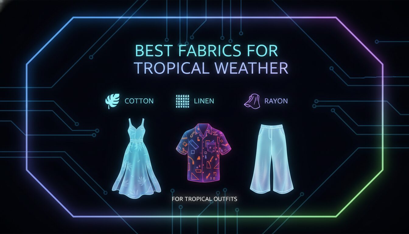 Visual guide to Best Fabrics for Tropical Weather
