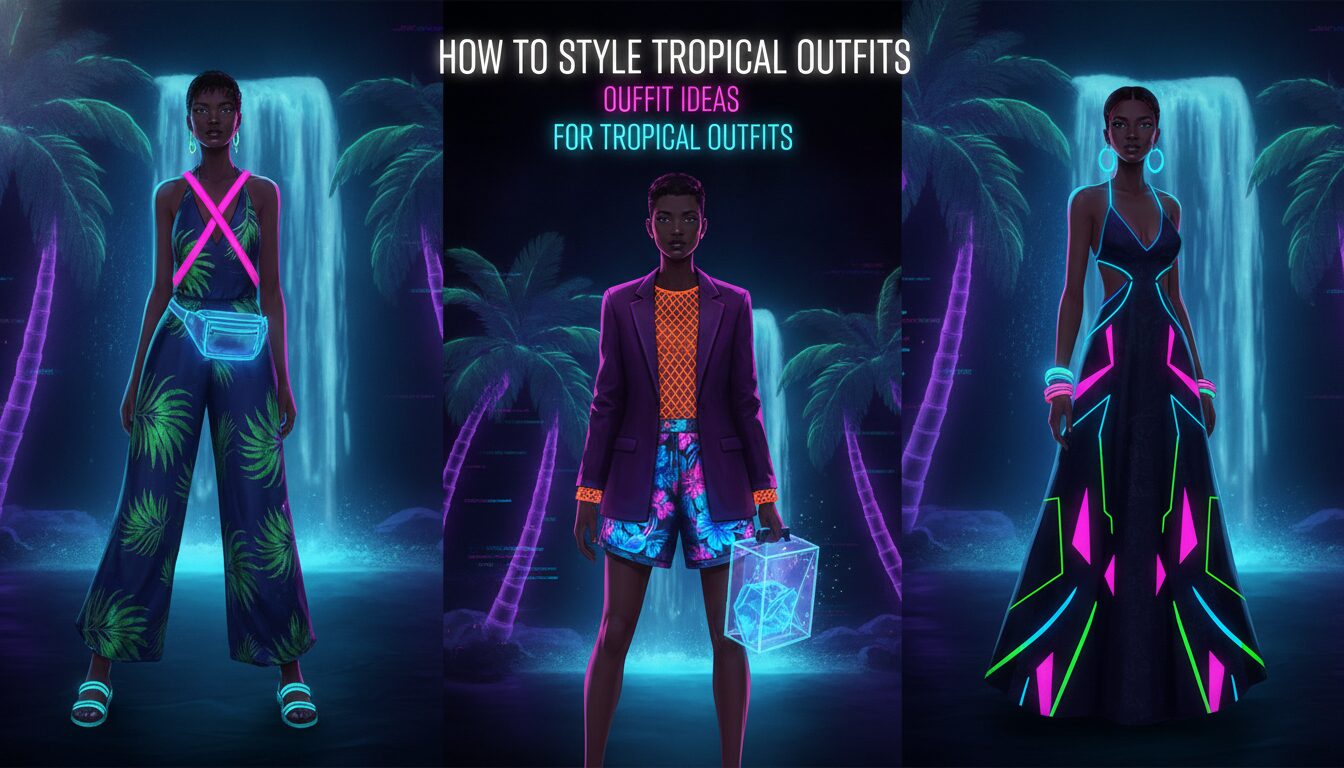 Concept illustration for How to Style Tropical Outfits: Outfit Ideas