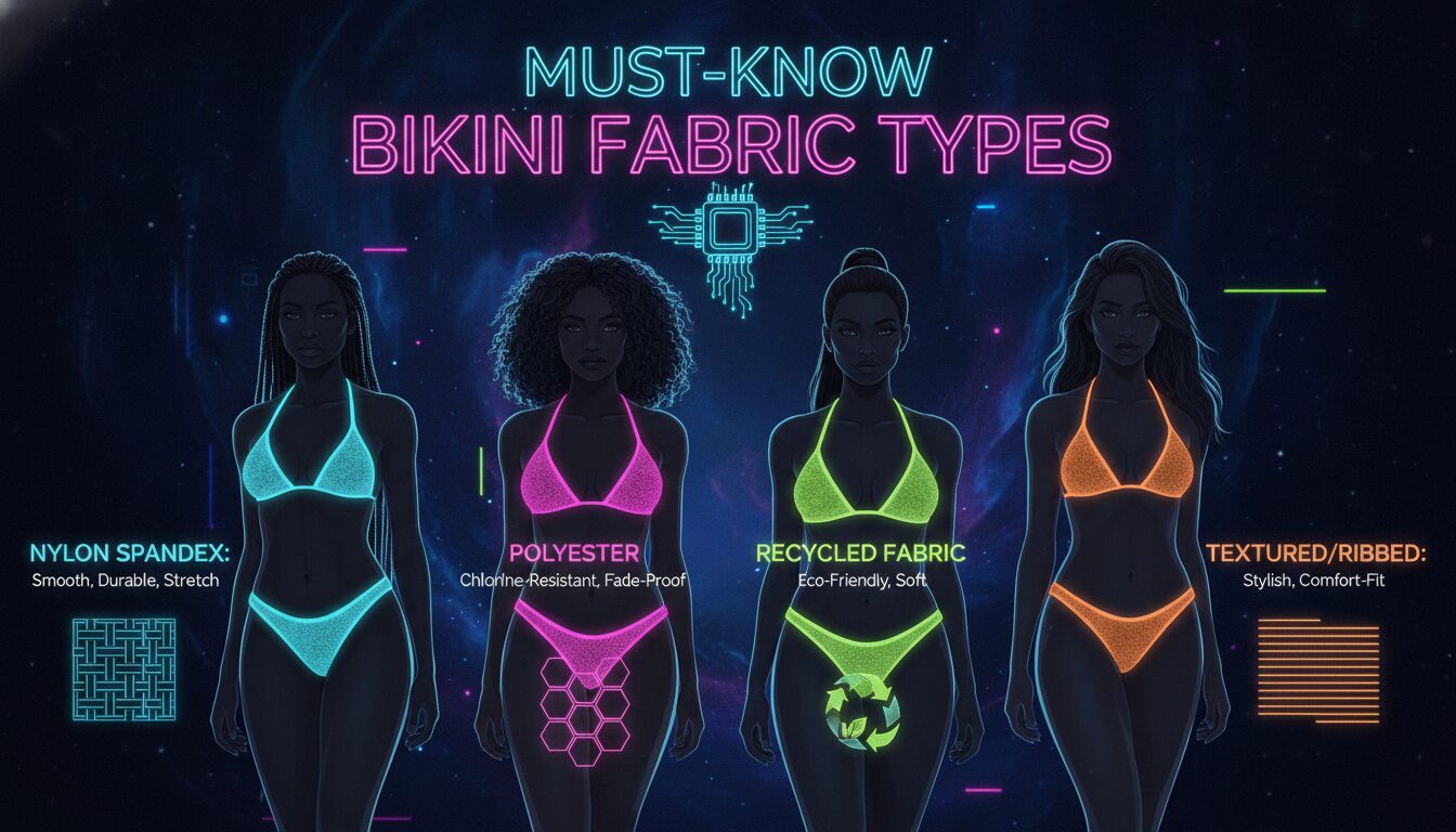 Concept illustration for Must-Know Bikini Fabric Types