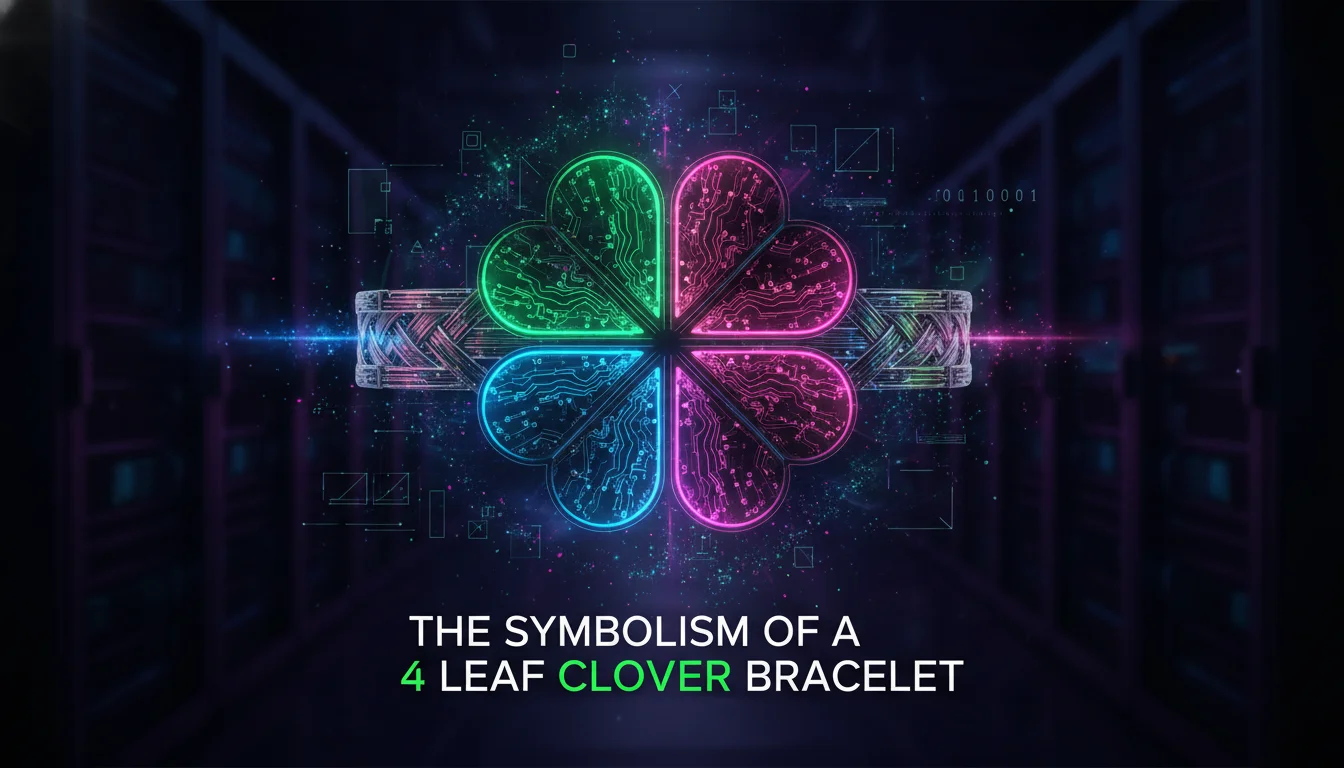 The Symbolism of a 4 Leaf Clover Bracelet — illustrated overview