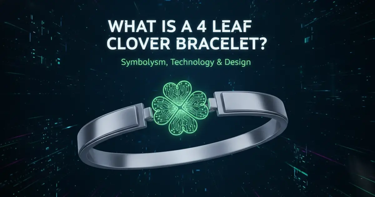 Illustration of What Is a 4 Leaf Clover Bracelet?
