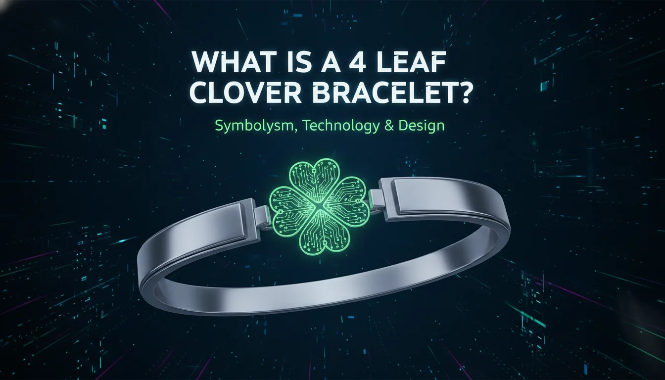 Illustration of What Is a 4 Leaf Clover Bracelet?