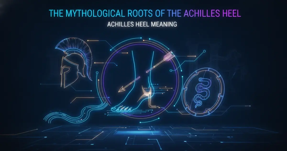 Illustration of The Mythological Roots of the Achilles Heel