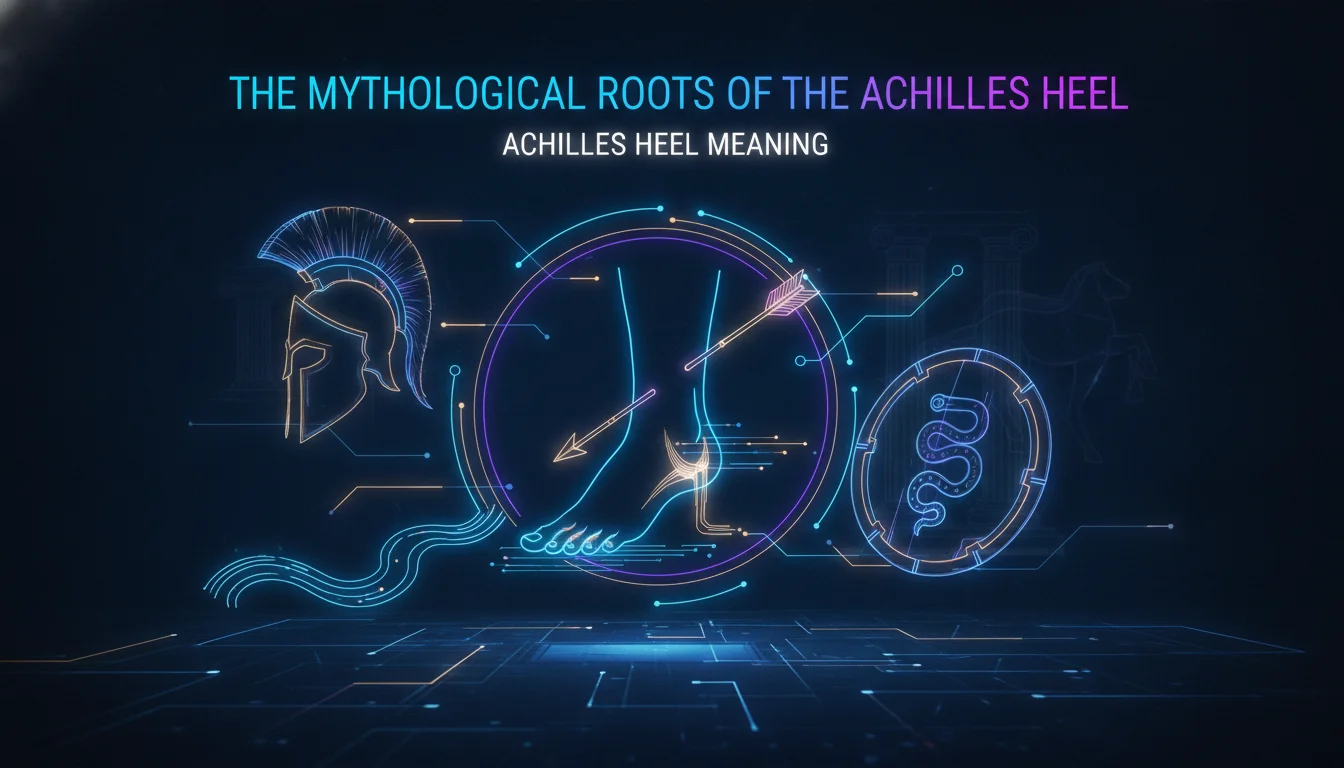 Illustration of The Mythological Roots of the Achilles Heel