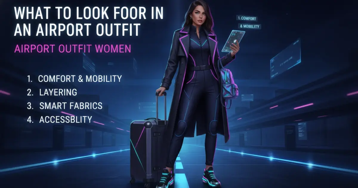 Illustration of 1. What to Look For in an Airport Outfit