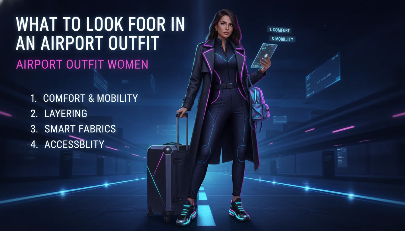 Illustration of 1. What to Look For in an Airport Outfit