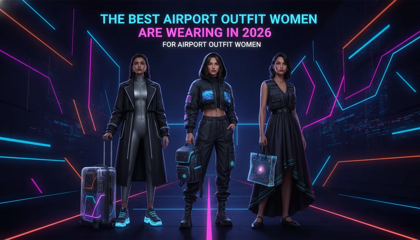 2. The Best Airport Outfit Women Are Wearing in 2026 — illustrated overview