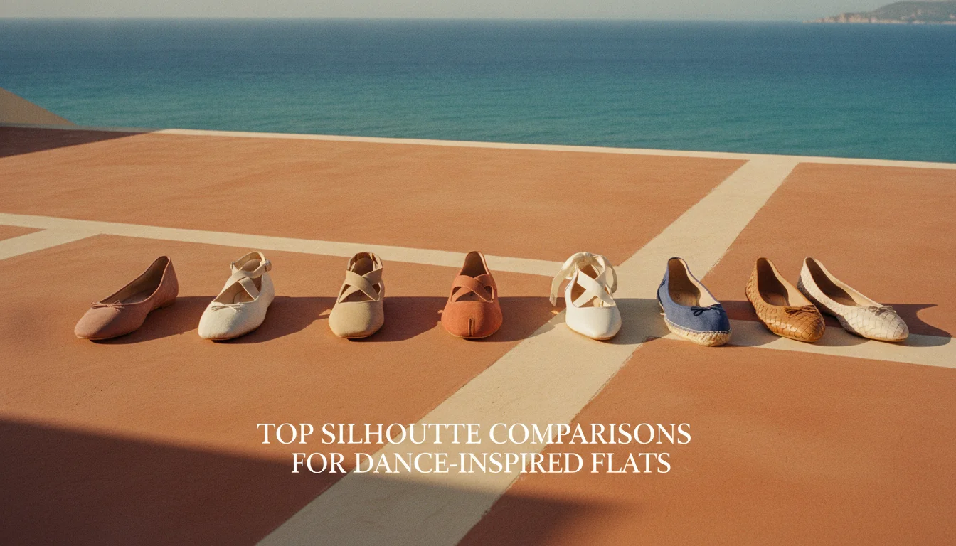 Concept illustration for Top Silhouette Comparisons for Dance-Inspired Flats