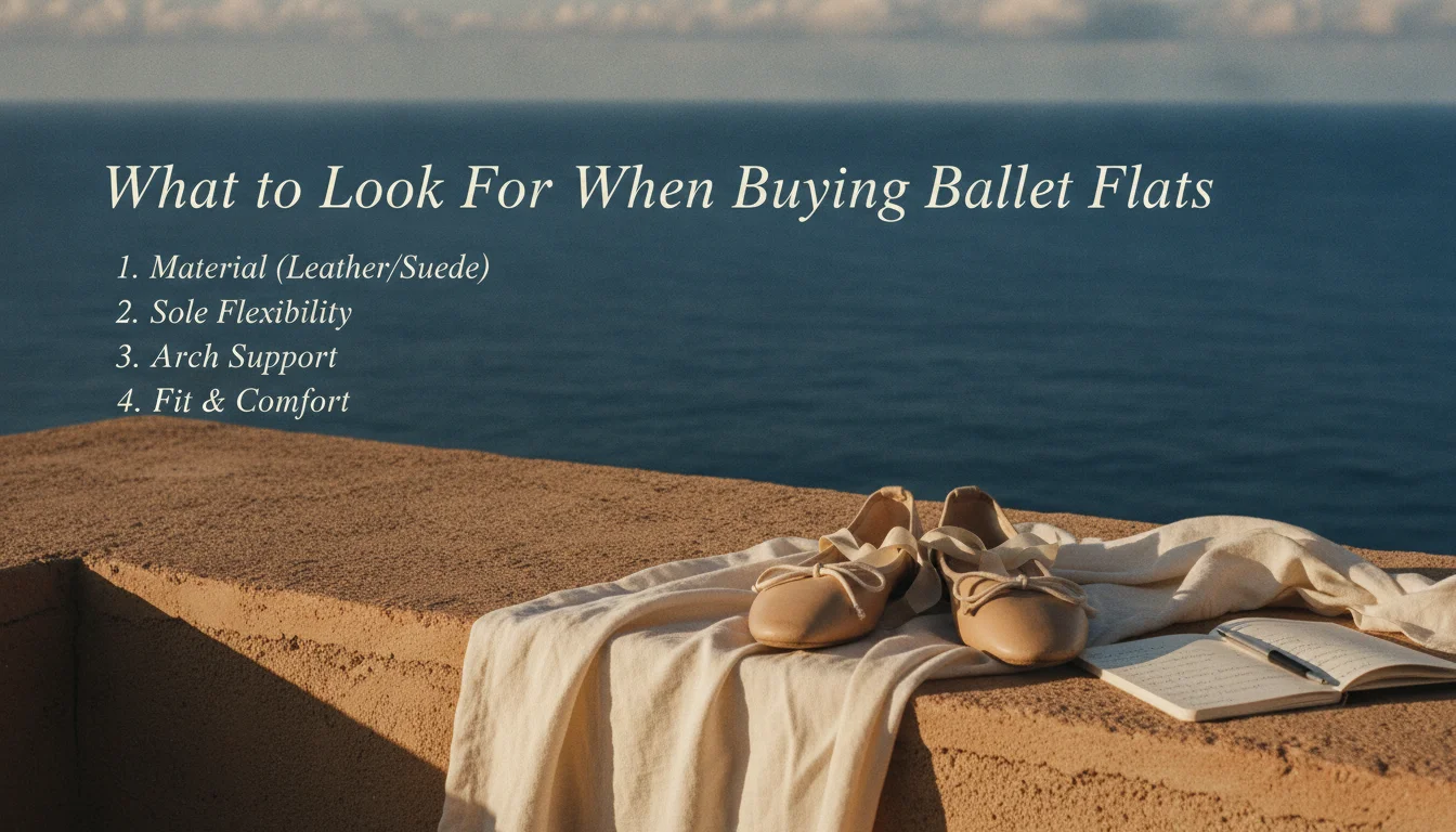 Visual guide to What to Look For When Buying Ballet Flats