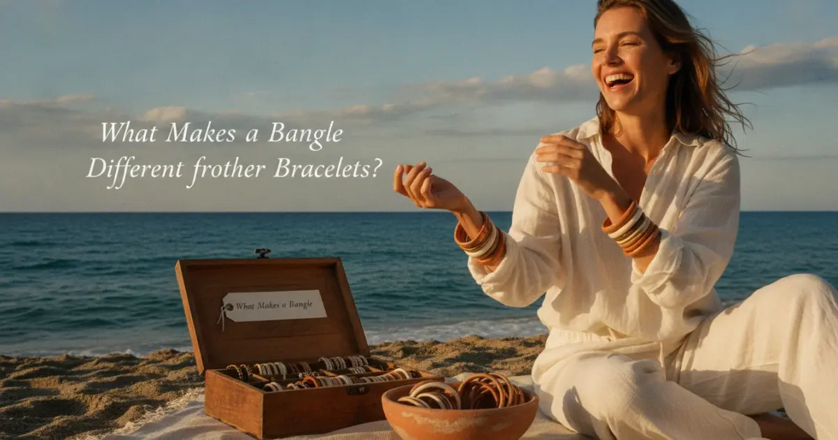 Illustration of What Makes a Bangle Different from Other Bracelets