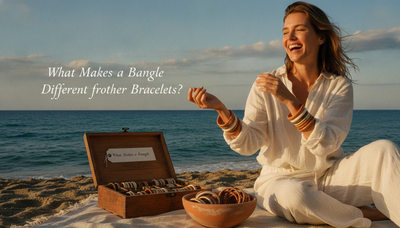 Illustration of What Makes a Bangle Different from Other Bracelets