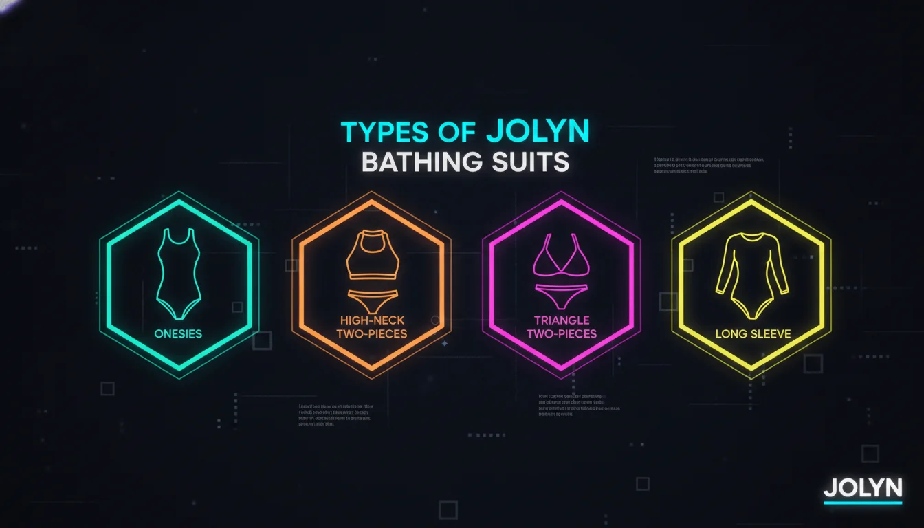 Concept illustration for Types of Jolyn Bathing Suits