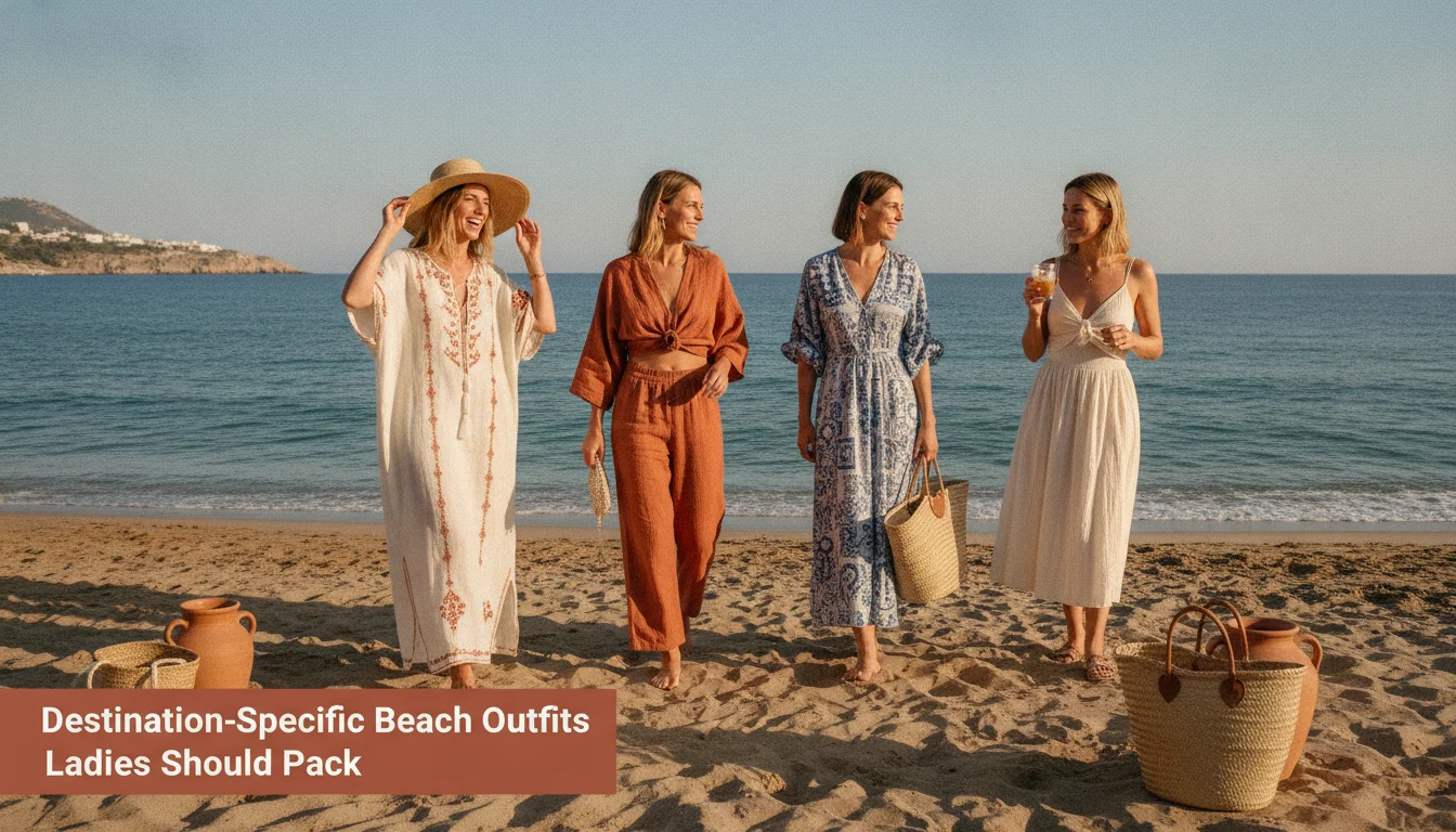 Concept illustration for Destination-Specific Beach Outfits Ladies Should Pack