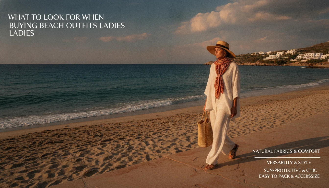 What to Look For When Buying Beach Outfits Ladies — illustrated overview