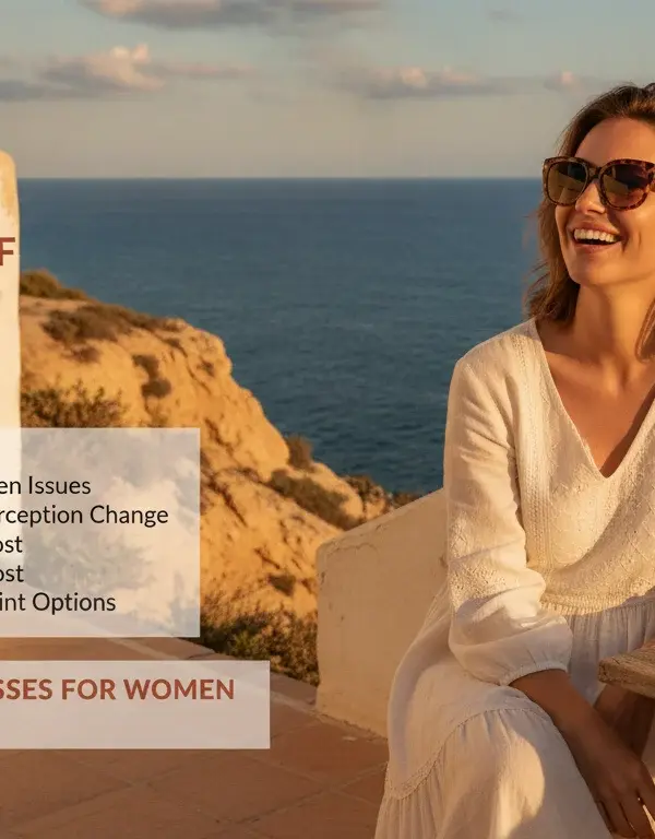 Illustration of Pros and Cons of Polarized Sunglasses for Women