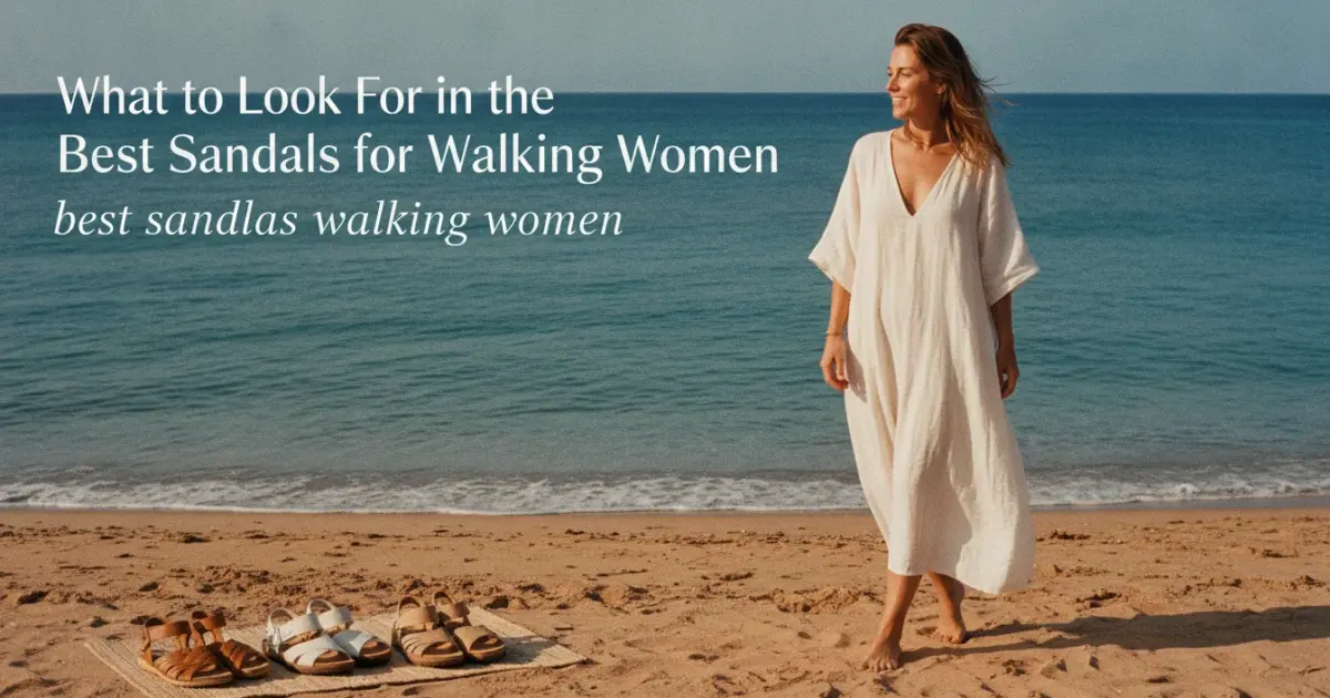 Illustration of What to Look For in the Best Sandals for Walking Women