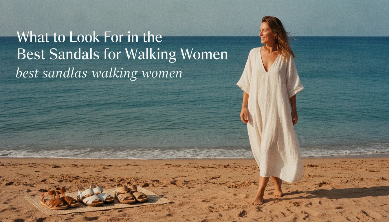 Illustration of What to Look For in the Best Sandals for Walking Women