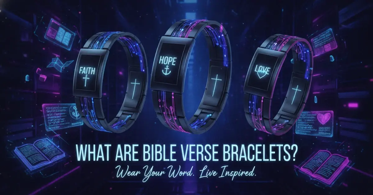 Illustration of What Are Bible Verse Bracelets?