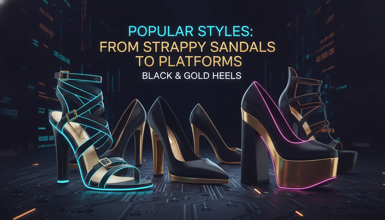 Popular Styles: From Strappy Sandals to Platforms — illustrated overview