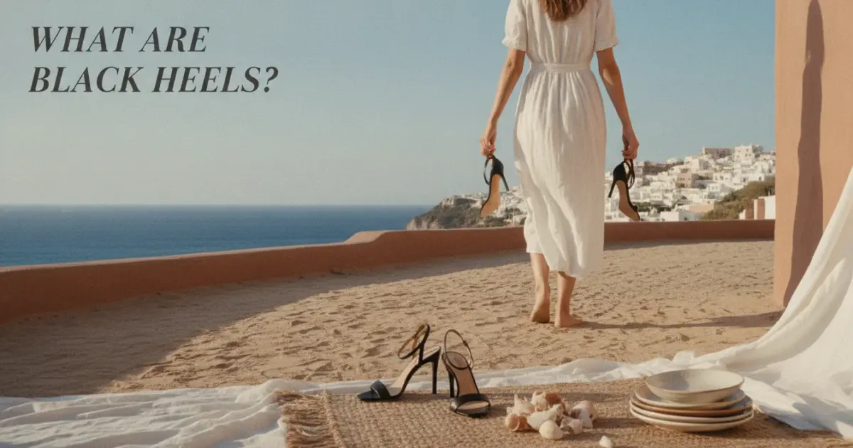 Illustration of What Are Black Heels?