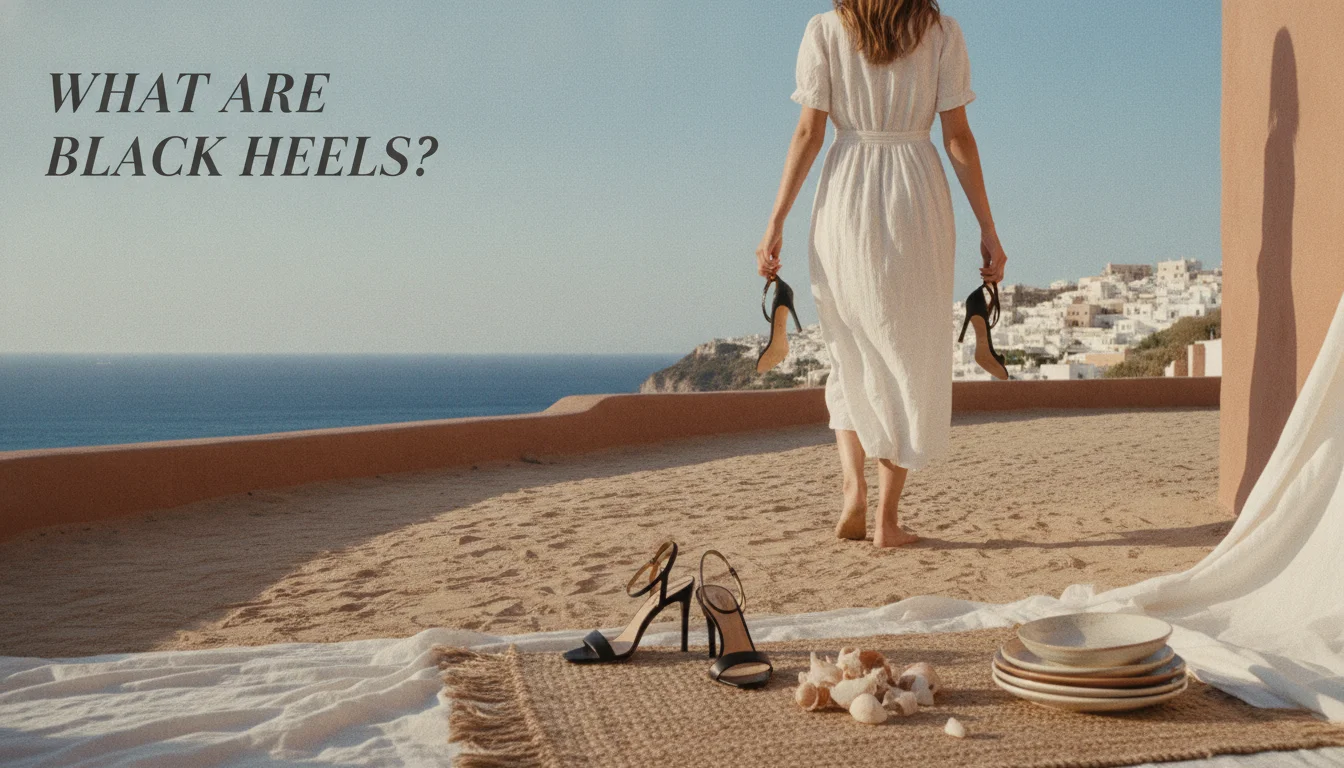 Illustration of What Are Black Heels?