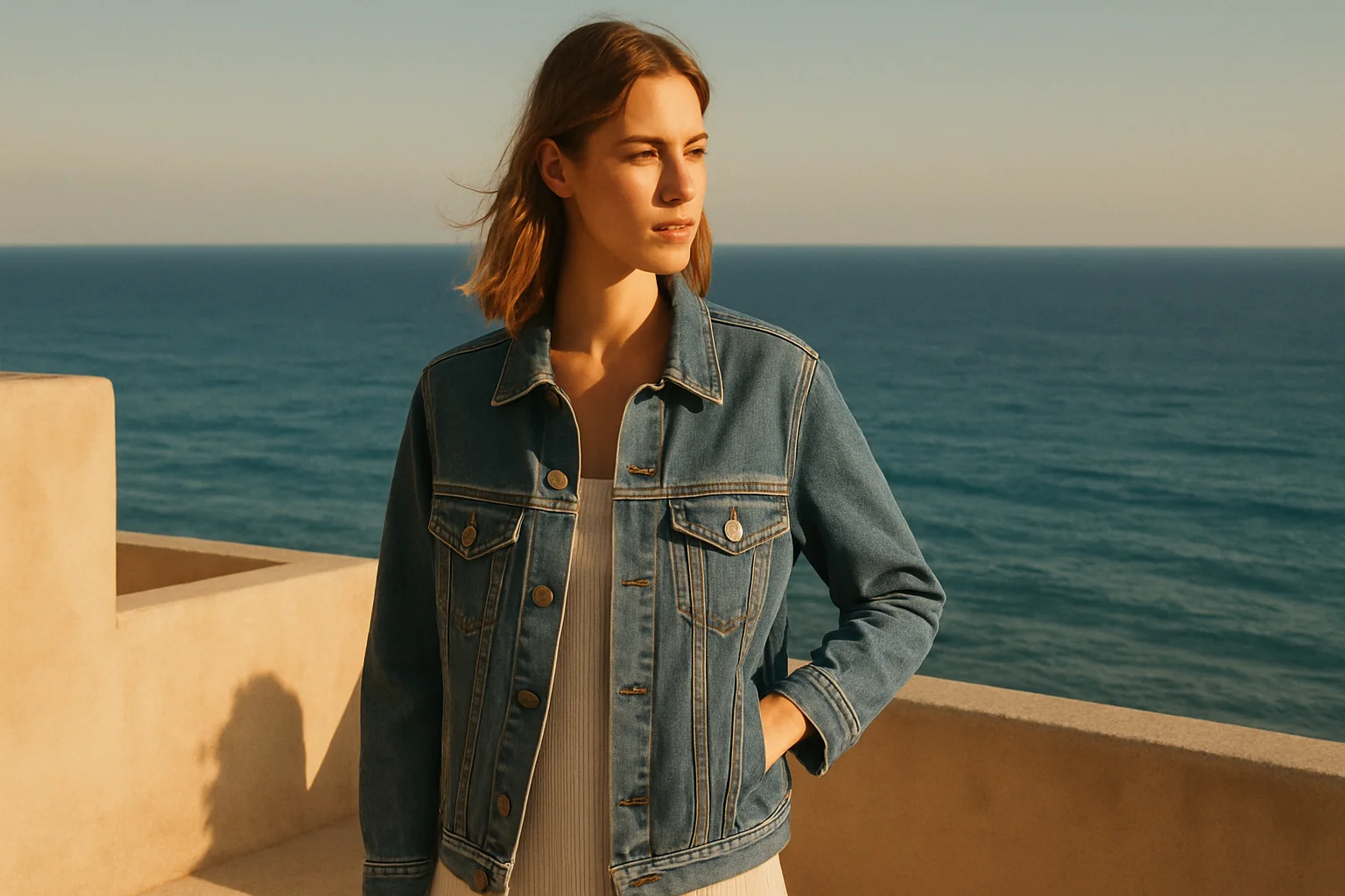 Concept illustration for How to Choose a Blue Jean Jacket That Fits