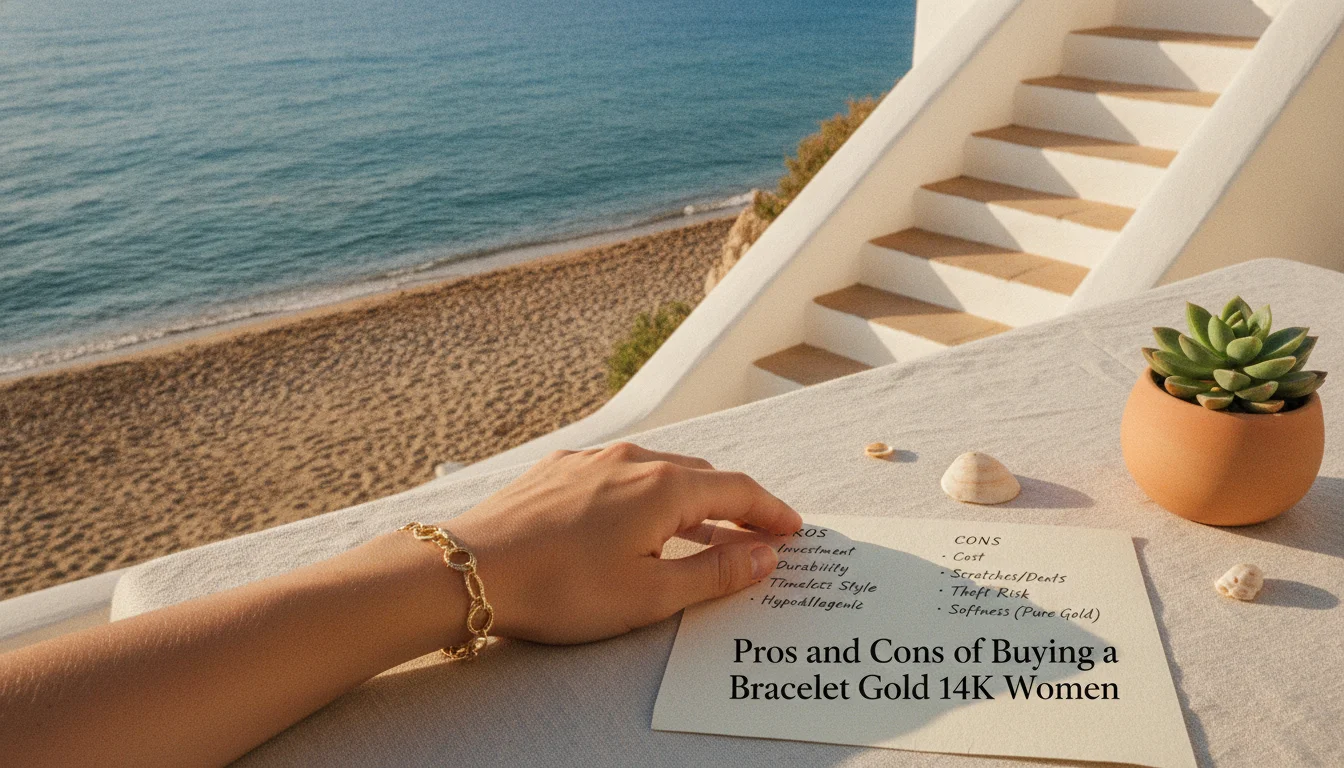 Pros and Cons of Buying a Bracelet Gold 14K Women — illustrated overview