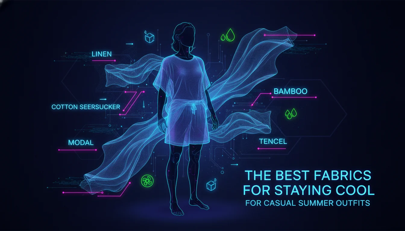 Concept illustration for The Best Fabrics for Staying Cool