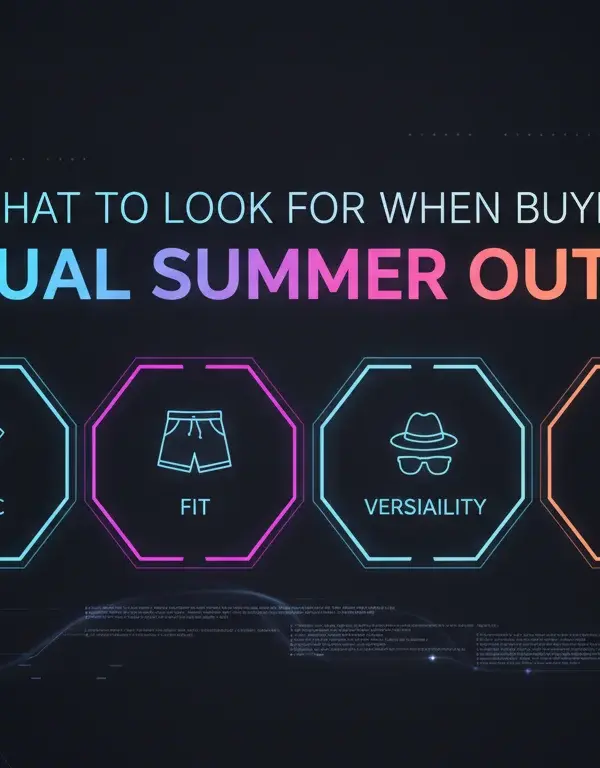 Illustration of What to Look For When Buying Casual Summer Outfits