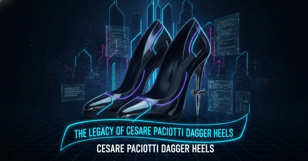 Illustration of The Legacy of Cesare Paciotti Dagger Heels