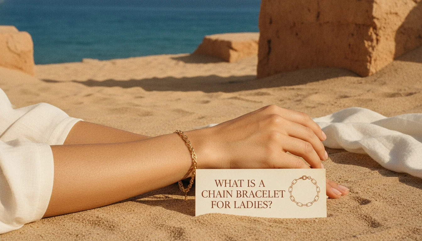 Illustration of What Is a Chain Bracelet for Ladies?