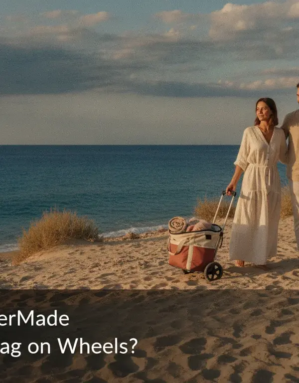 Illustration of What Is the CleverMade Foldable Tote Bag on Wheels?