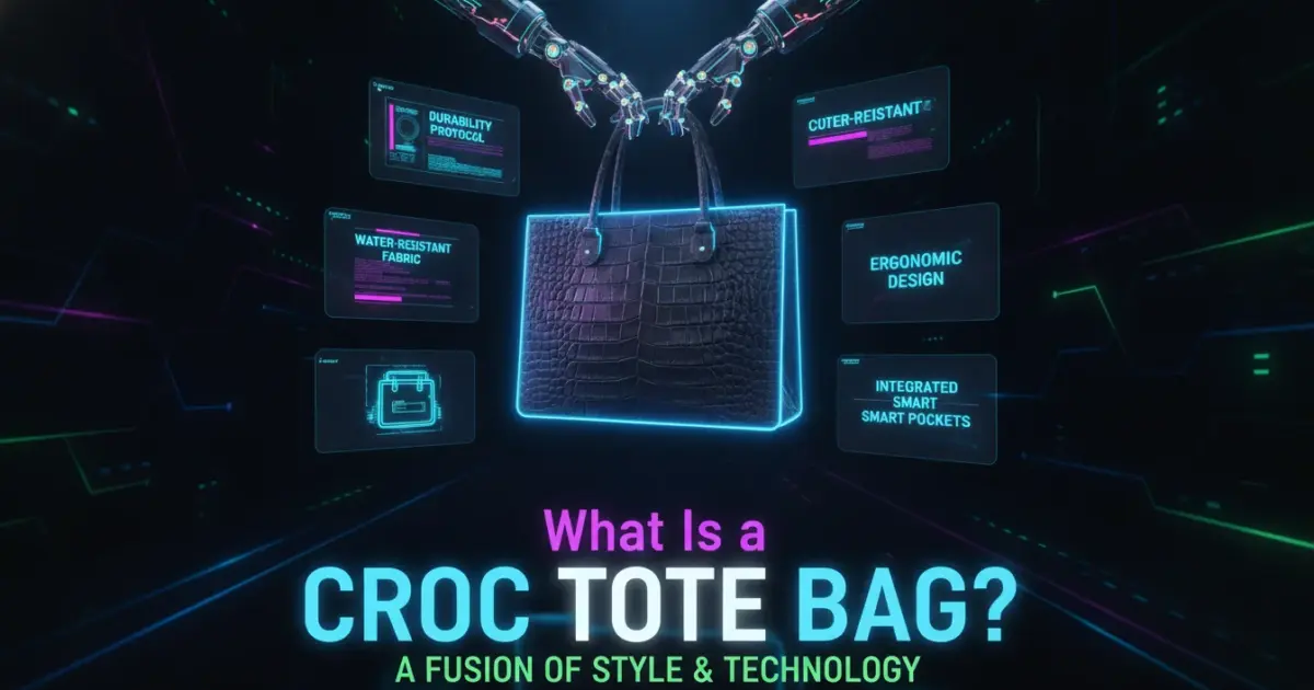 Illustration of What Is a Croc Tote Bag?
