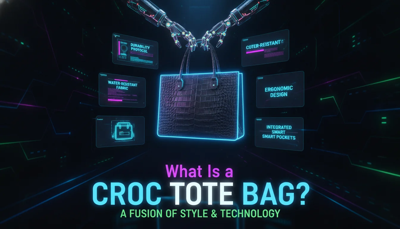 Illustration of What Is a Croc Tote Bag?